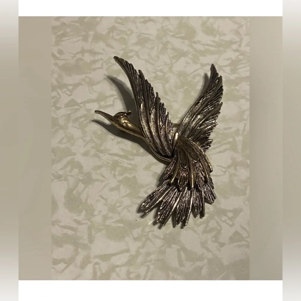 Vintage Signed ART Arthur Pepper Bird Brooch #7047 - Picture 8 of 8